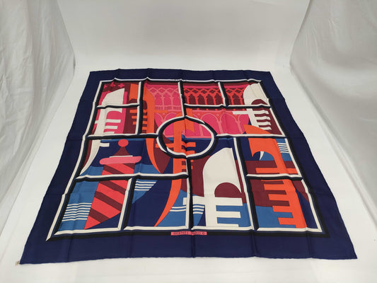 Hermes   |    Hermes Carr 90 Rialto Scarf