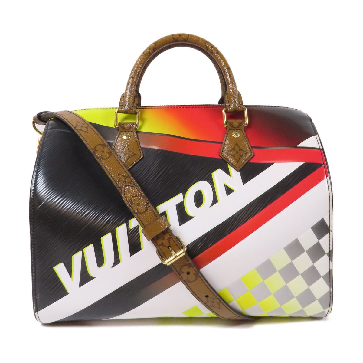 Louis Vuitton   |    Monogram Reverse Speedy 30