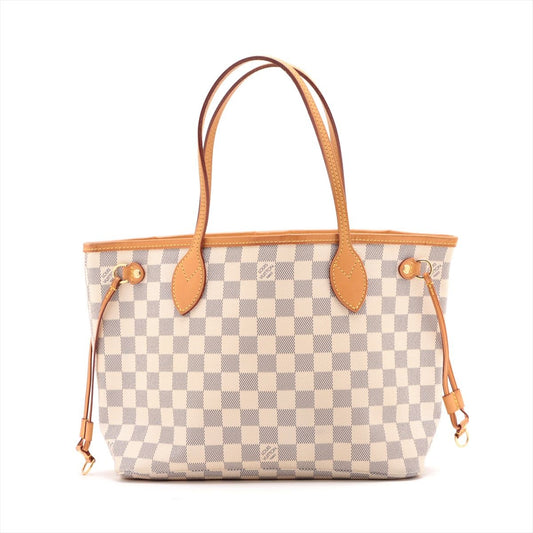 Louis Vuitton   |    Neverfull Damier Azur