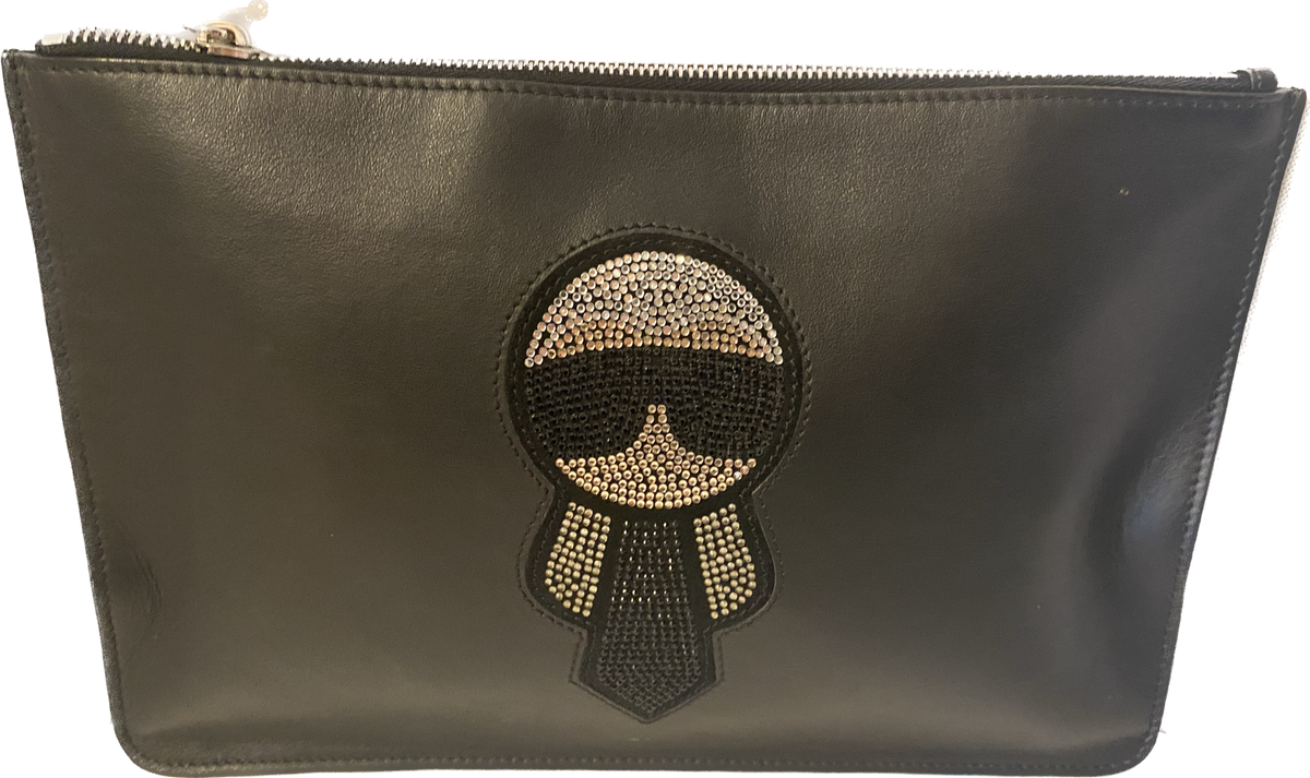 Fendi |  Crystal Karlito Zip Pouch