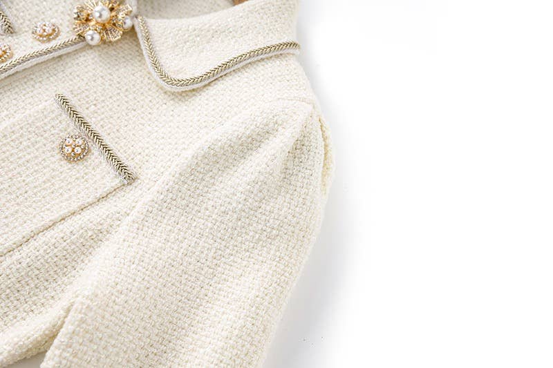 TAO   |    PS Polo Ivory Pleated Hem Knitted Dress