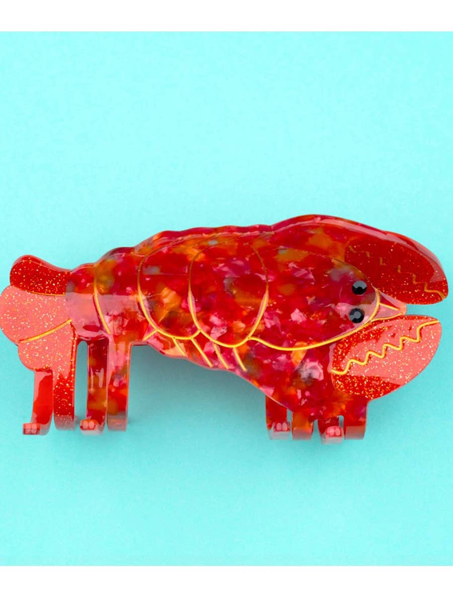 HAIR CLIPS: Ocean Lobster