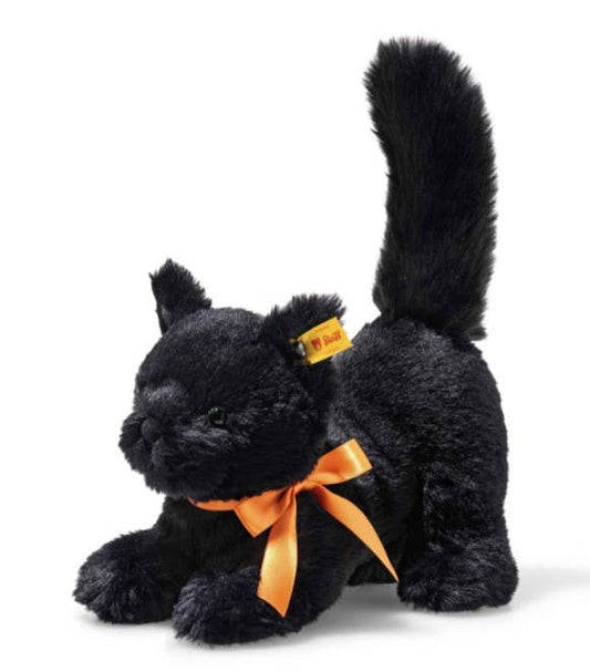 Spooky Black Cat Plush Toy Halloween