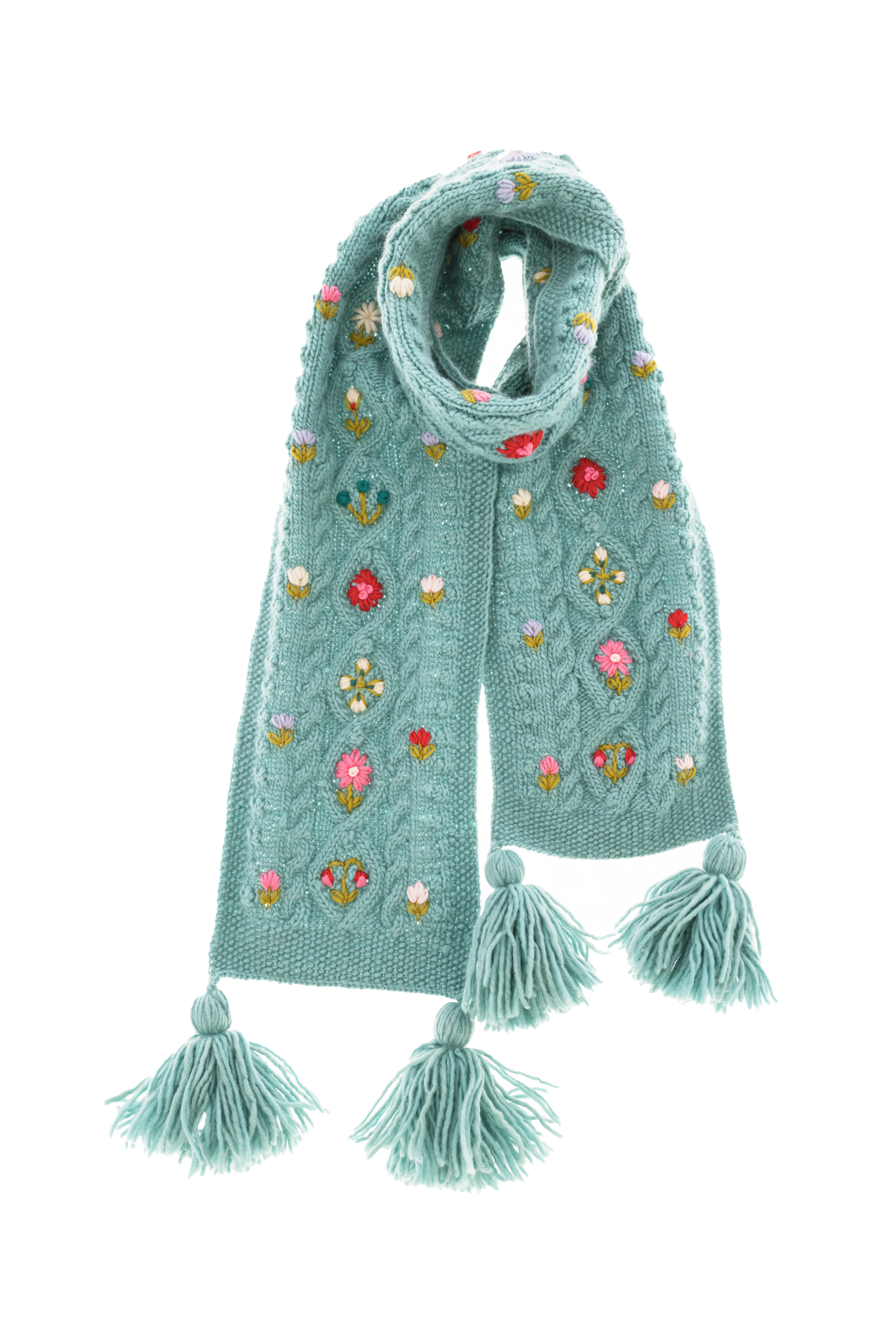 Narrow Tilly Scarf: Turquoise