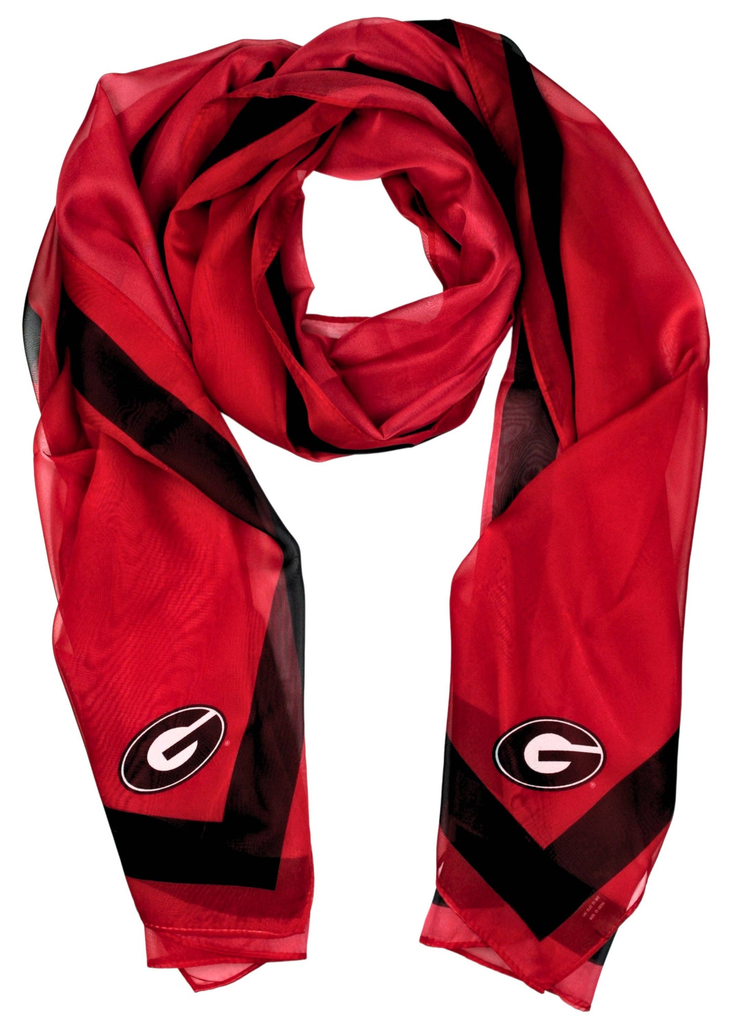 Georgia Bulldogs Women's Chiffon Fashion Scarf