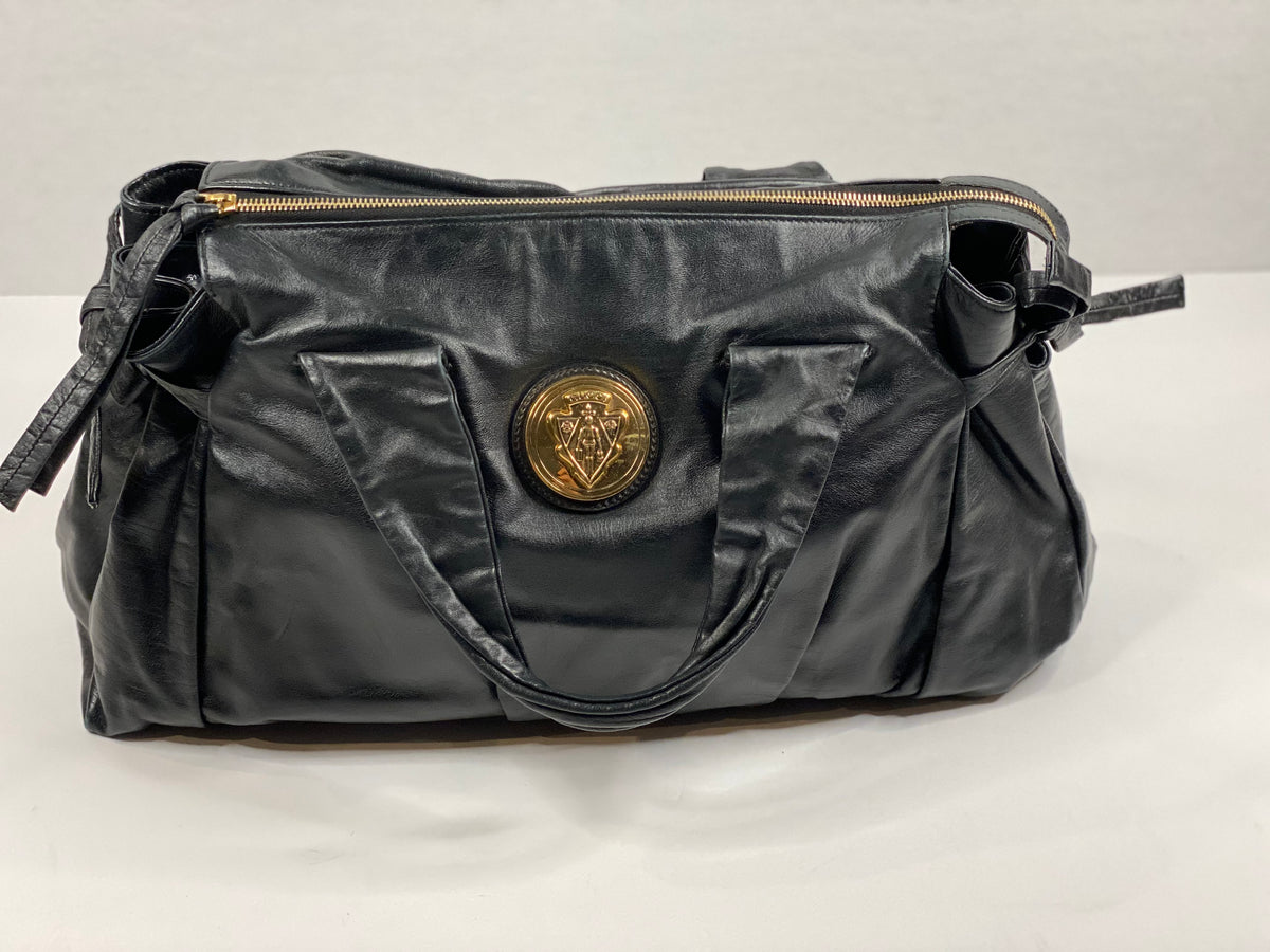 Vintage Gucci Hysteria Black Leather Bag - TAO 919